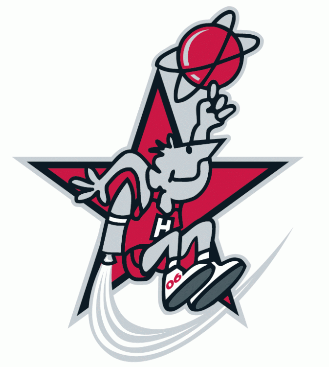 NBA All-Star Game 2005-2006 Mascot Logo vinyl decal